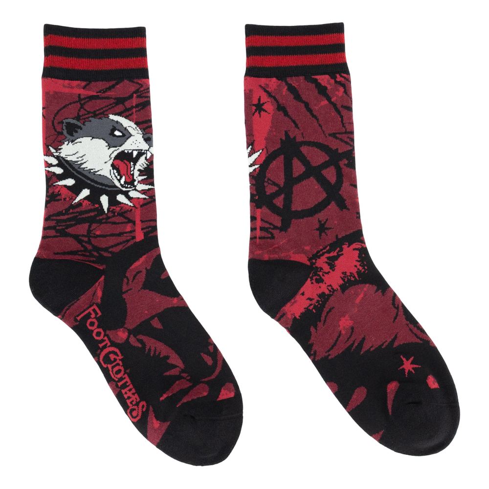 Footclothes - Anarchy Badger Socks - Multicolours